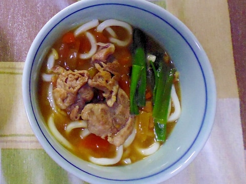 出汁が美味しいカレーうどん